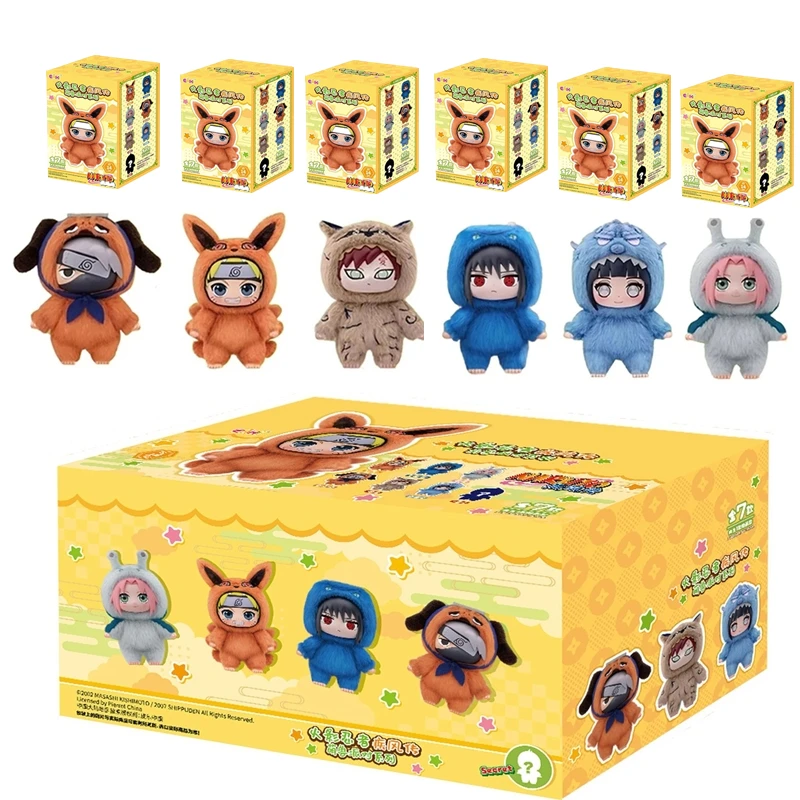 

Новая фигурка Наруто, слепая коробка, серия Shippuden Beast Party, плюшевая виниловая кукла, милые подарочные украшения ручной работы на заказ