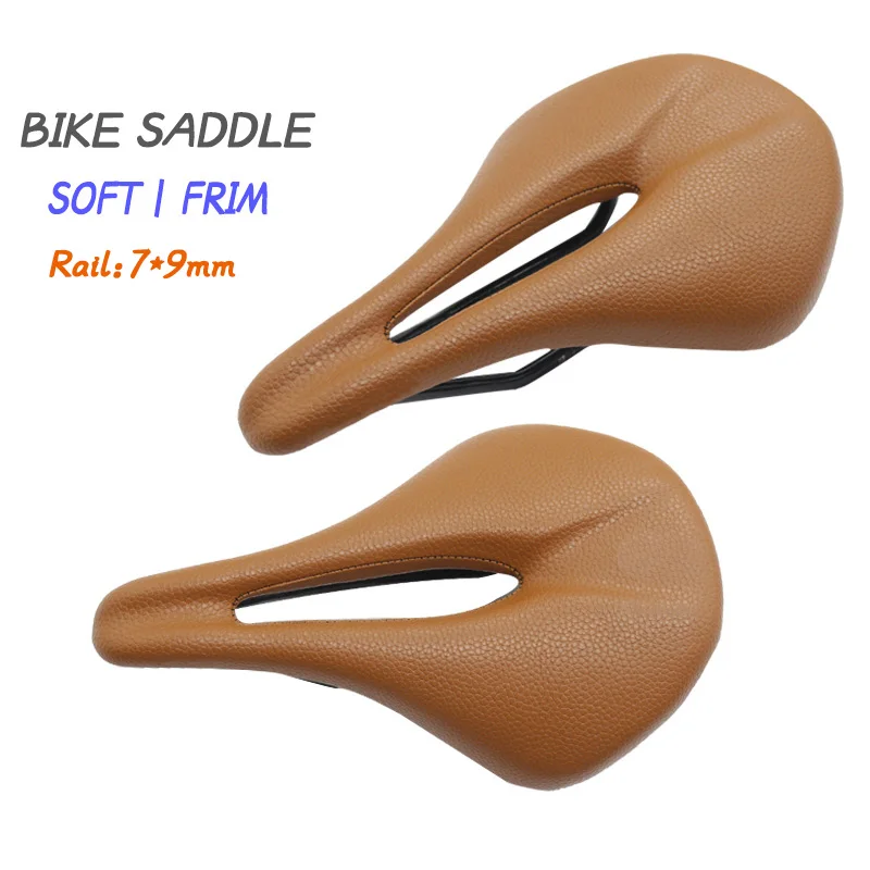 Bike saddle  Carbon Saddle MTB/Road 143/155MM  Super Light Leather Carbon Cushions Carbon Rails Bicycle Seat bike seat parts