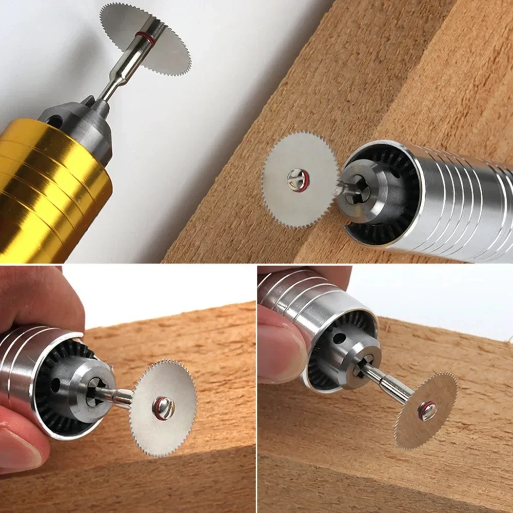 6 قطعة عالية السرعة الصلب شفرة منشار دائري أسطوانة تقطيع الدورية أداة الحفر الملحقات للخشب البلاستيك والألومنيوم #5