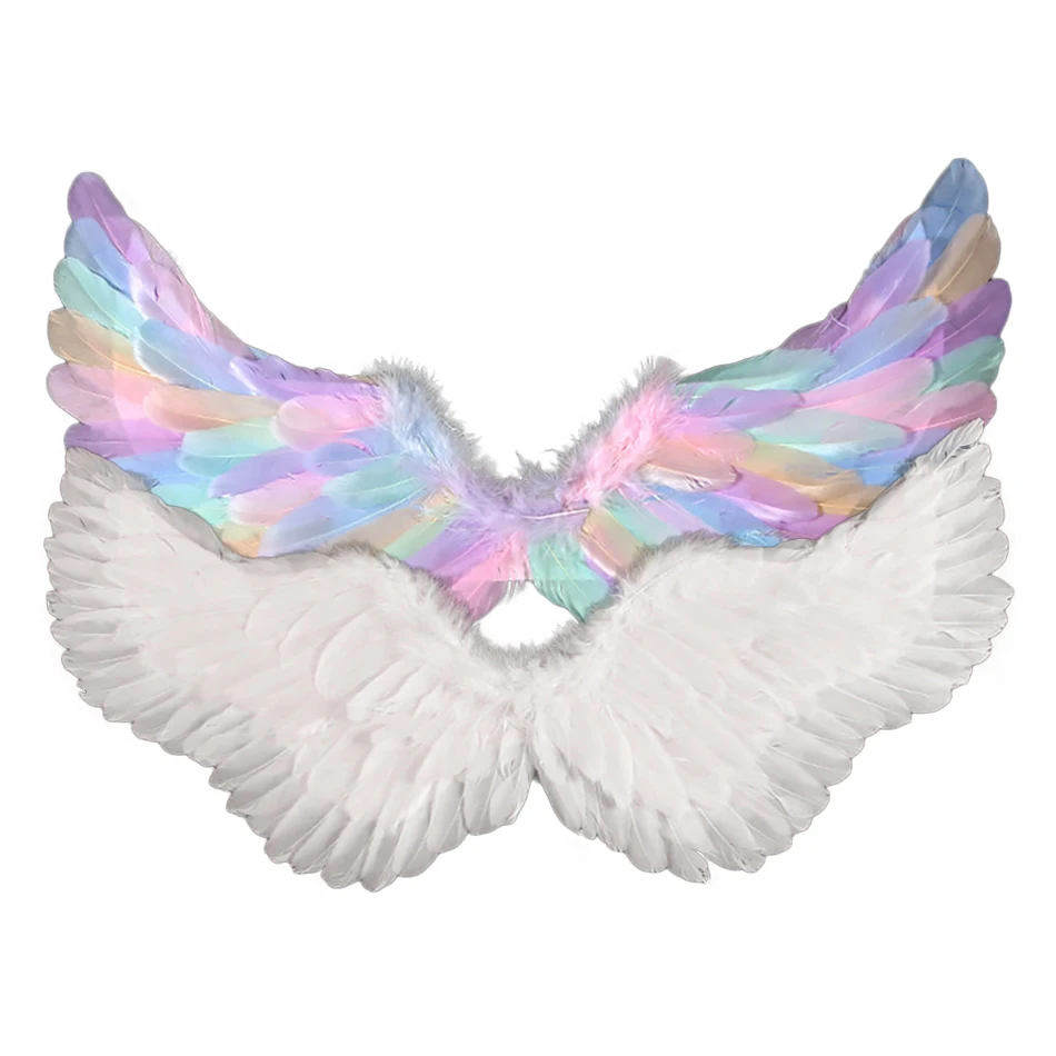 Children Angel Feather Wings Halloween Devil Wings for Stage Performances and Theatrical Shows Kids Accessories