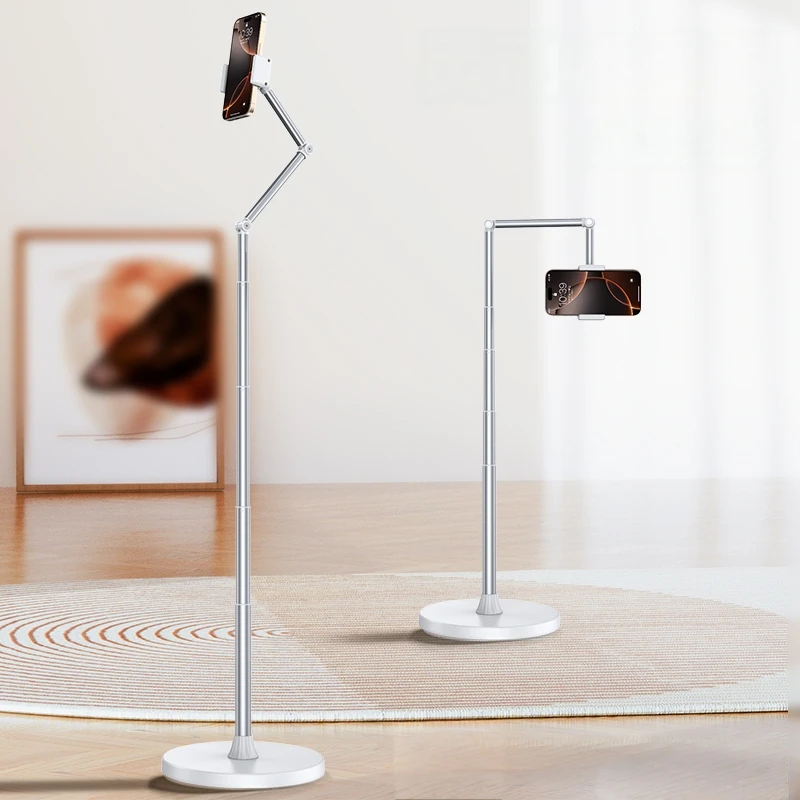 Universal Aluminum Alloy 360 Degree Rotating Clip Phone Tablet Flexible Adjustable Lazy Holder