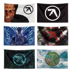 Aphex Twin Flag Polyester Digital Printing Electronic Music Banner