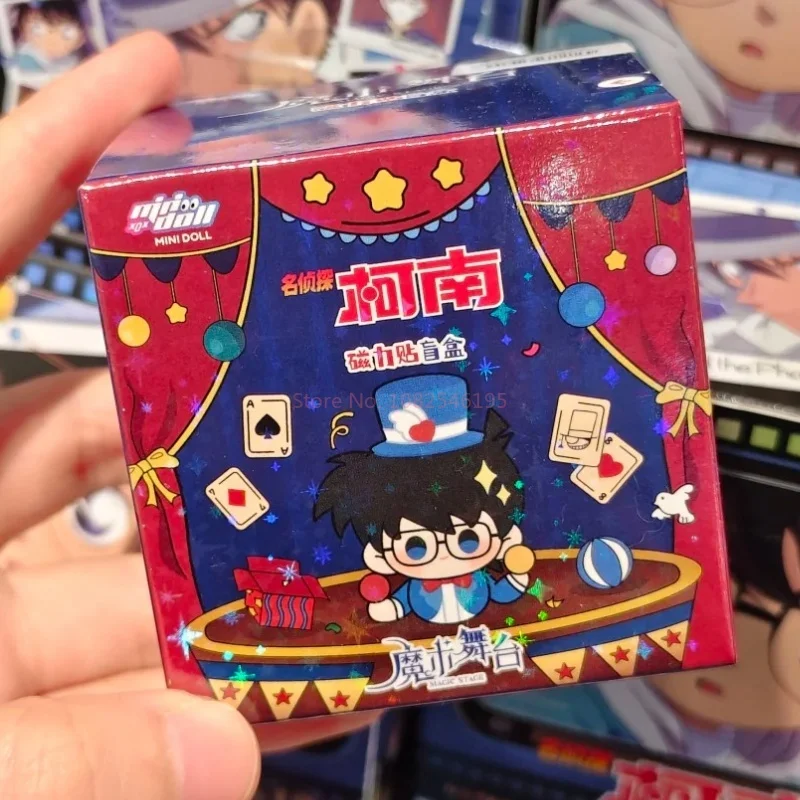 ของแท้ ชุดนักสืบโคนัน ซีรีส์เวทมนตร์บนเวที กล่องสุ่มแม่เหล็กติดตู้เย็น ของตกแต่ง รุ่นราเชล ตุ๊กตาของเล่น ของขวัญ
