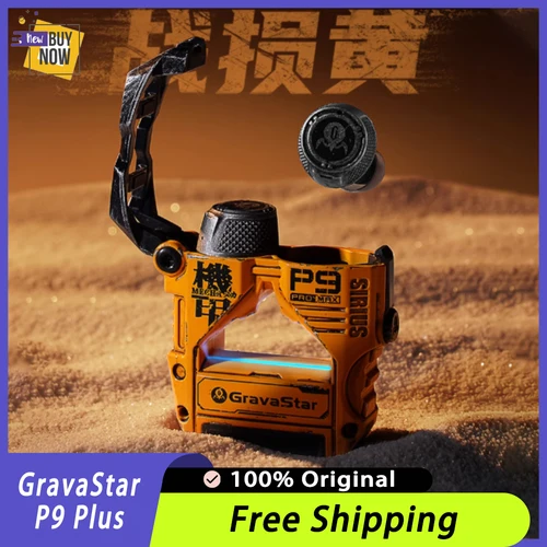 GravaStar P9 Plus auricular inalámbrico Bluetooth portátil reducción de ruido deportes electrónicos auriculares para juegos sonido Hifi estéreo RGB luz regalo