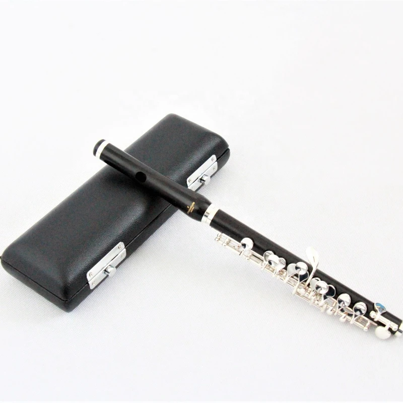 

Hot Sale Top Class Piccolo Flute Professional Silver Plated Key Flute Piccolo Factory Price Inexpensive Ebony Piccolo