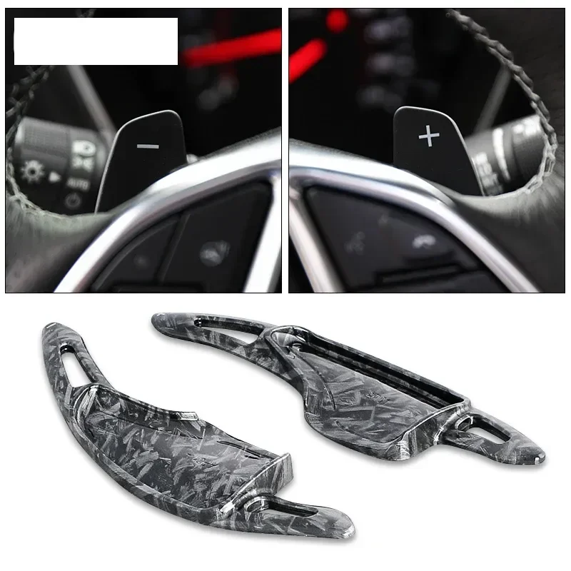 

Авто рулевое колесо, задняя лопатка переключения передач DSG, удлинитель переключения передач, АБС-пластик из углеродного волокна для Chevrolet Camaro 2016-2023