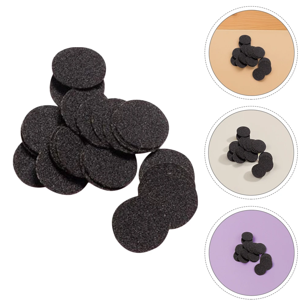 

100pcs Round Sandpaper Discs 15Mm Replaceable Callus Remover Pads For Electric Foot File Dead Skin Removal Pedicure Manicure
