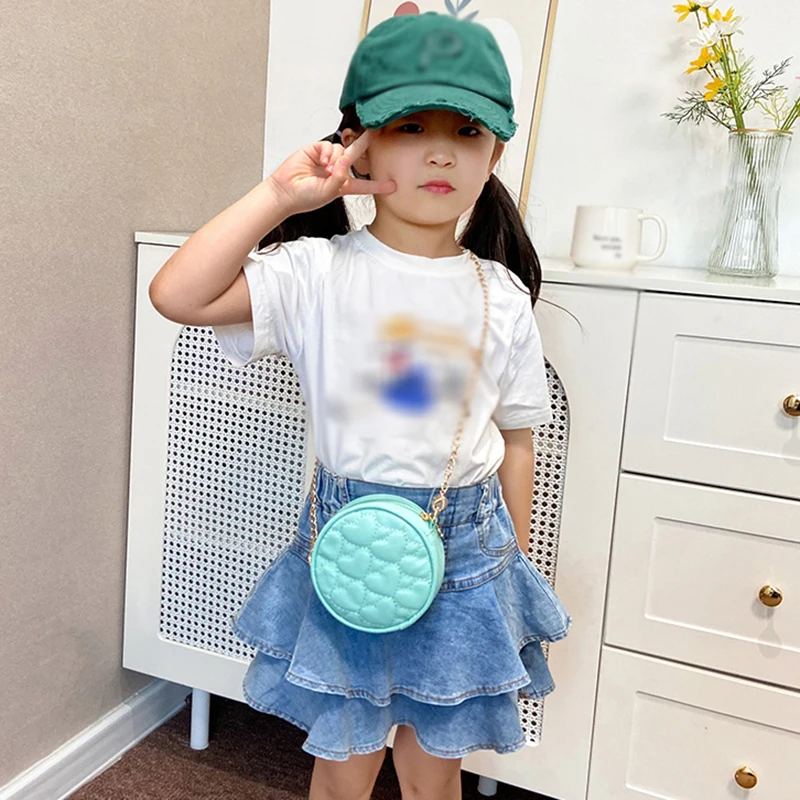 Summer Children Messenger Bag Mini Baby Kids Shoulder Bags Fashion Princess Wallet Lovely Girls Small Coin Purse Handbag