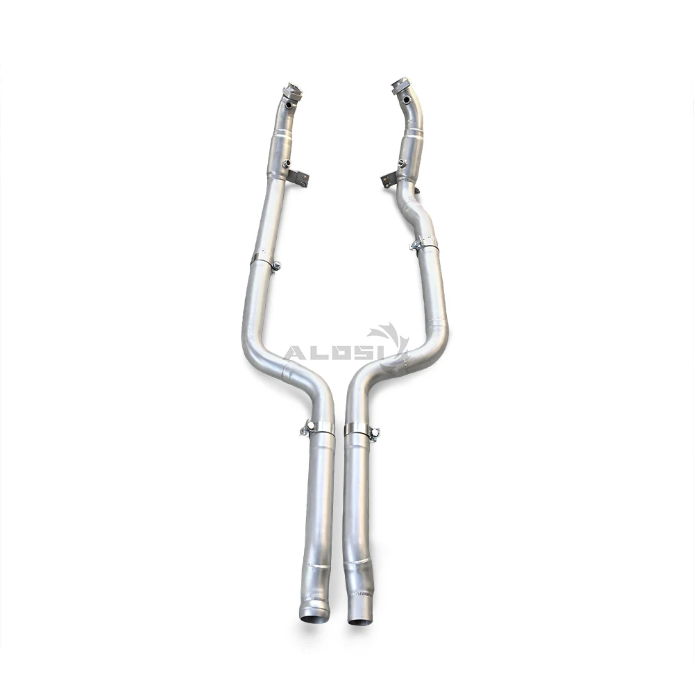 

MIX factory stainless steel exhaust for Mercedes Benz CLS350 W218 3.5 2012-2018 free flow downpipe exhaust catless downpipe
