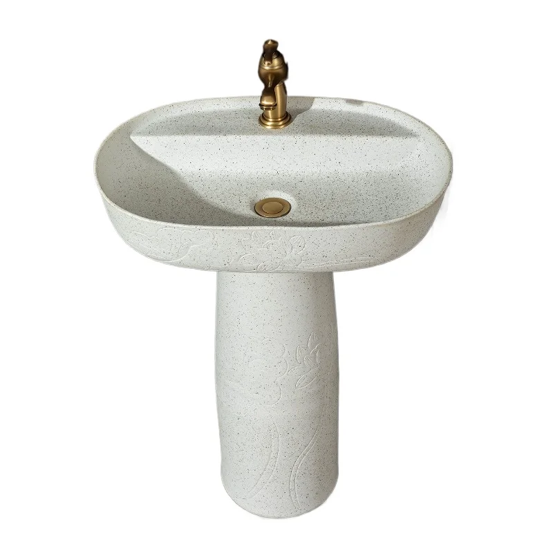 

Outdoor wash basin Integrated floor-to-ceiling courtyard column basin Garden Outdoor wash basin