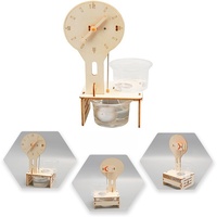 DIY Kids Handmade Drip Clock Wooden Educational Science Experiment Kit ParentChild Interactive Toy Assembled Educational Playset