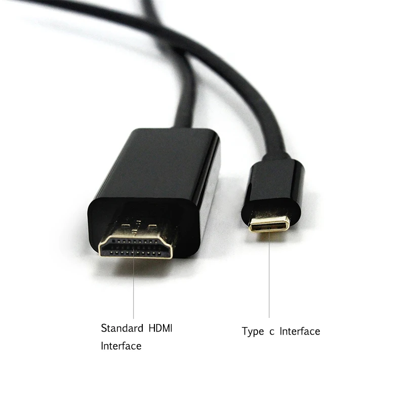 Adattatore cavo da USB C a HDMI 4K convertitore Video tipo c da USB 3.1 a HDMI 1.8M supporto Thunderbolt per huawei mate 20 macBook pro