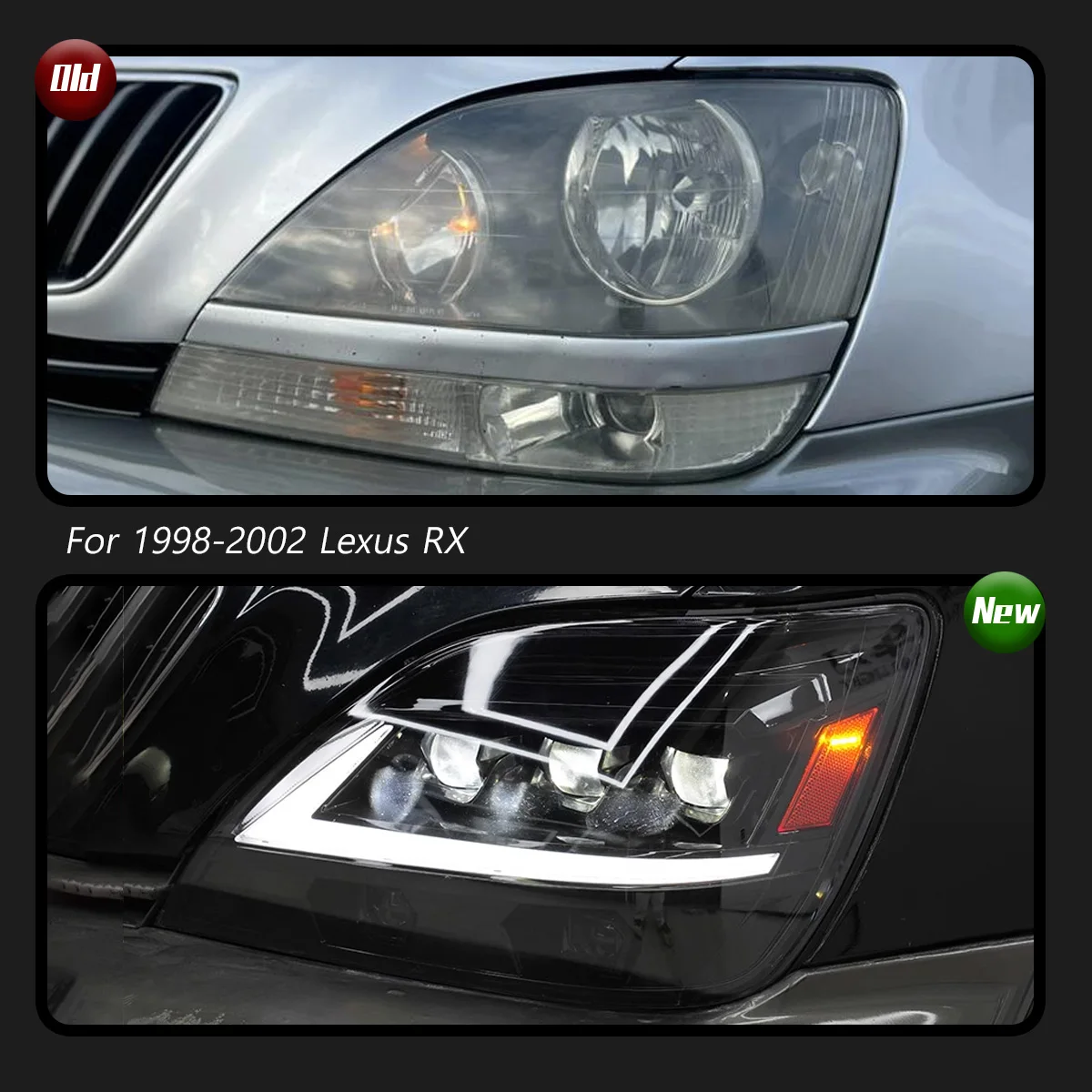 

TYPY автомобиль для Lexus RX задний фонарь 1998-2002, обновление, модифицированный для нового DRL, динамический указатель поворота, светодиодные автоаксессуары