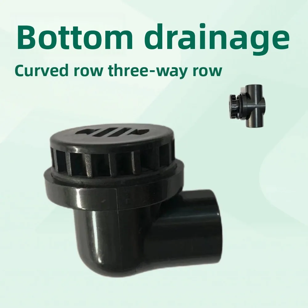 

20~50mm Black PVC Pipe 90° Elbow Direct Connectors Thicken Aquarium Overflow Joints Garden Irrigation Inlet Outlet Drain Fitting