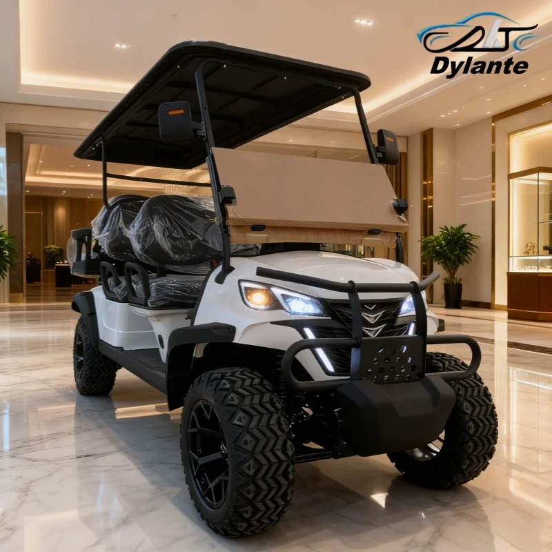 الشركة المصنعة للتخصيص عكس إنذار جديد الكهربائية المتقدمة الطاقة الجديدة عربة الغولف الكهربائية للبيع عربات الغولف للمركبة كعب #2