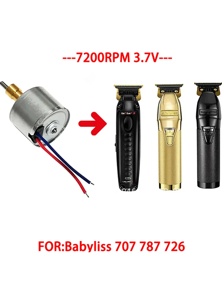 3,7 V bürstenloser Hochgeschwindigkeitsmotor mit 7200 U/min für BabylissPro 787/726/707 Haarschneidemaschine, Ersatzteile, Trimmer-Ersatzklinge – Detail 1