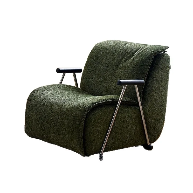 Lazy French cream style sofa retro style living room balcony designer new leisure chair removable sofa chair