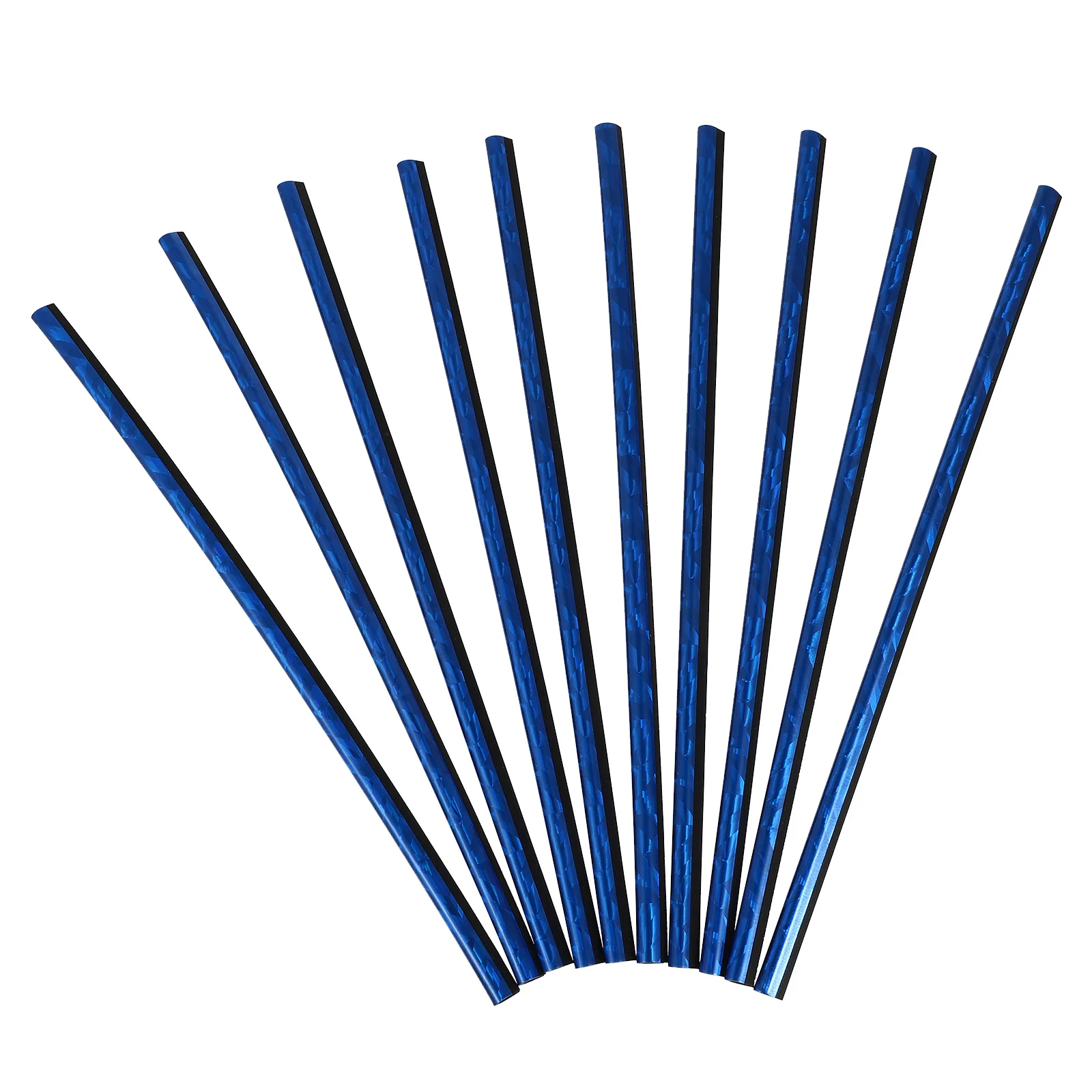 

10 Pcs Air Conditioning Outlet Decorative Strip Car Interior Trim Chrome Bright Colors Vent Grille Trims Auto Supplies