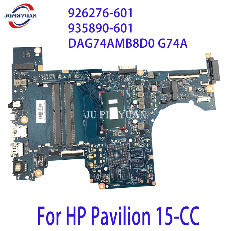 

Материнская плата для ноутбука HP Pavilion 15-CC 926276-601 935890-601, материнская плата 926275-601 926274-601 DAG74AMB8D0 G74A, полностью протестирована