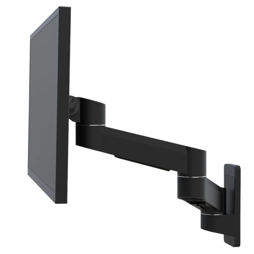 32-Inch flexible rotating advertising screen for horizontal and vertical screen switching workshop monitor arm