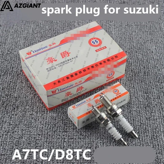 AZGIANT Motorcycle spark plug A7TC/D8TC BM6A /Z4C /F7TC/ F5TC/CR8E/CR9E CR6E CR7E CR8E B8RTC CR9E B7c