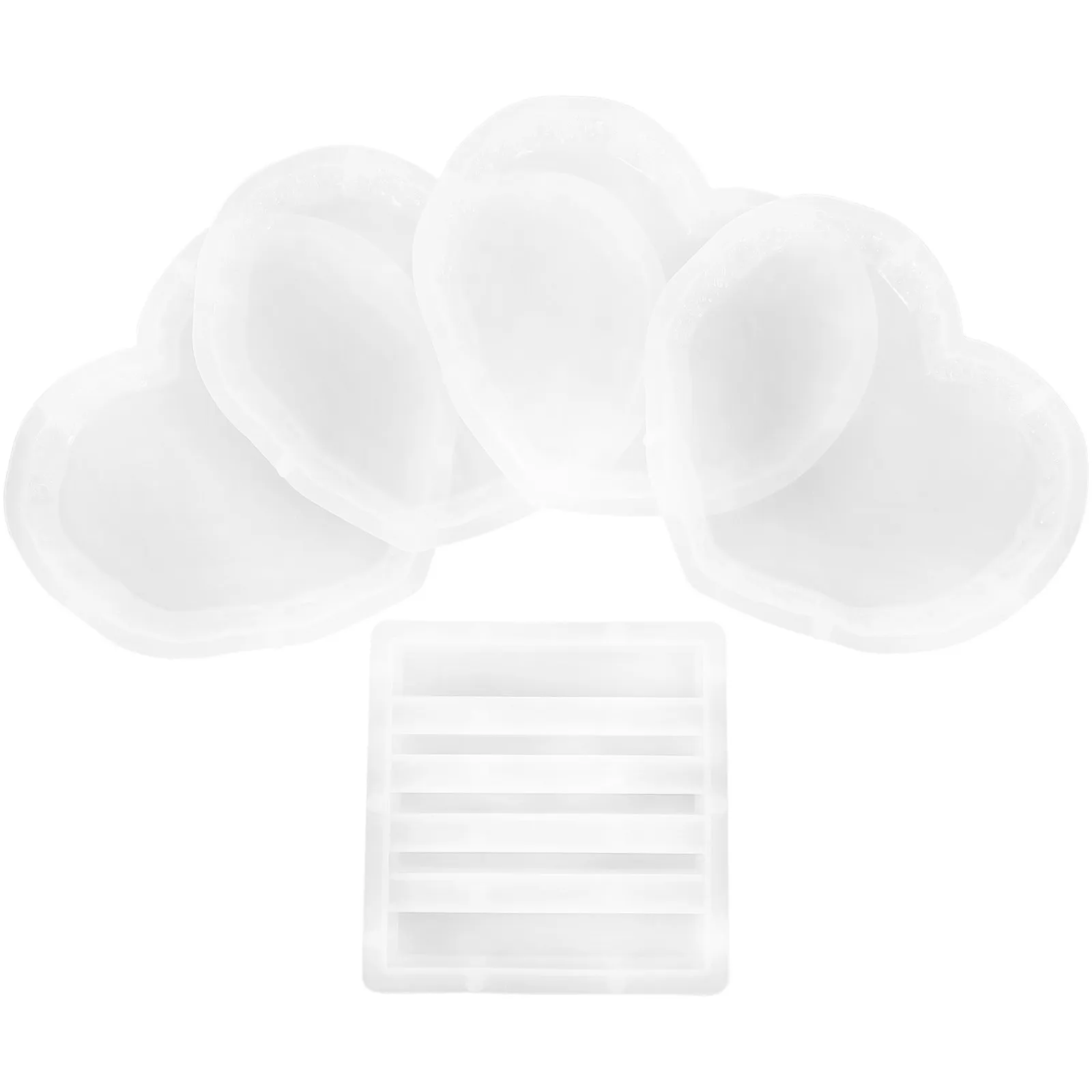 

1Set Heart Shape Silicone Coaster Mold for DIY Resin Epoxy Casting Cup Mat Saucer Tray Home Decoration Craft Gift Making