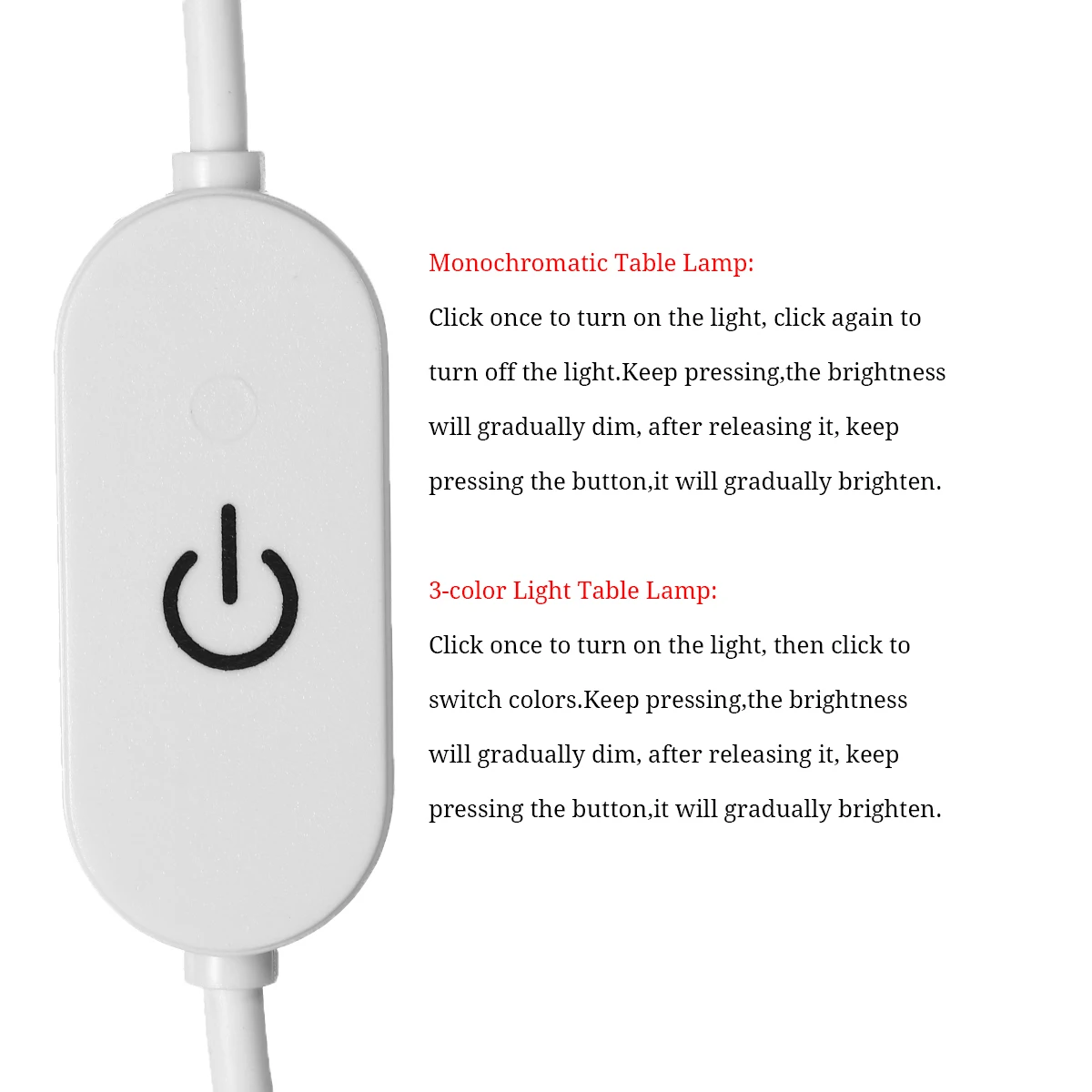 โมเดิร์นเกลียวตารางโคมไฟตั้งโต๊ะ LED อ่านหนังสือ Night Light Touch ปรับได้3แสงเปลี่ยนหลอดไฟ LED 110-240V 9W