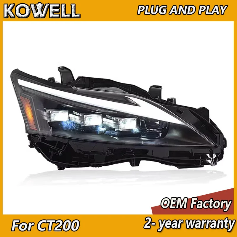 

Car Styling for Lexus CT200 Headlight 2013-2017 CT Headlight DRL Turn Signal Low High Beam Projector Lens