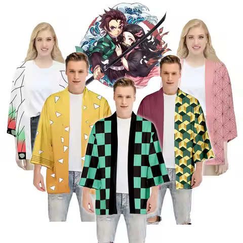 Cosplay costume Anime DEVIL Slayer Kimetsu No Yeyang Nevuko Kamado Tanjirou Rengoku Zenitsu Kochou Shinobu Jubah Clothing Kimono
