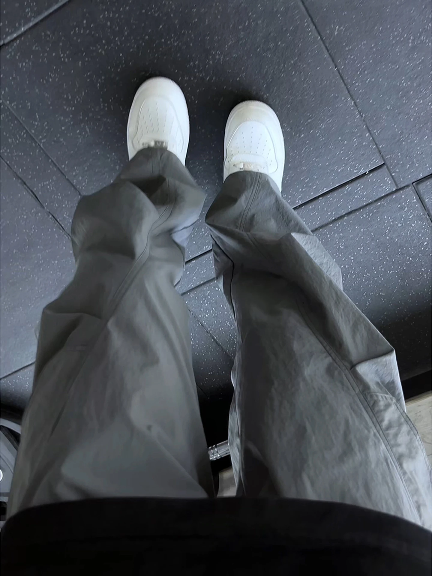 

Deep ey American Workwear Qui Dry Pants Men Summer Thin Straight Leg Ice Silk Casual Flared Trousers Utili Cargo orts