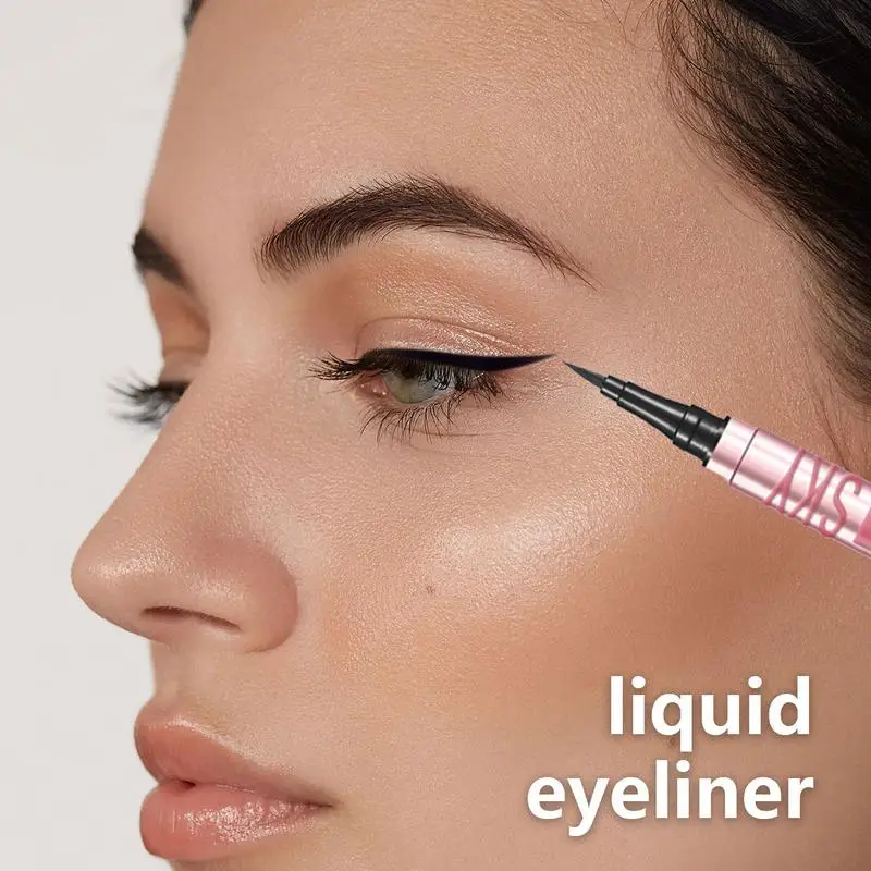 Eyeliner liquido impermeabile trucco per le donne matita per Eyeliner liscia a lunga durata ad asciugatura rapida matita Ultra Fine