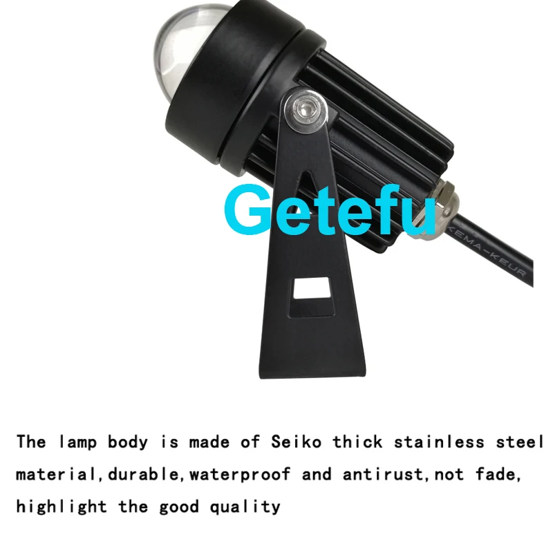 10 Stück LED-Scheinwerfer im Freien wasserdichte Wand leuchte schmaler Abstrahl winkel LED-Scheinwerfer 6w Spot lampe Langstrecken-Wand wasch lampe – Detail 8