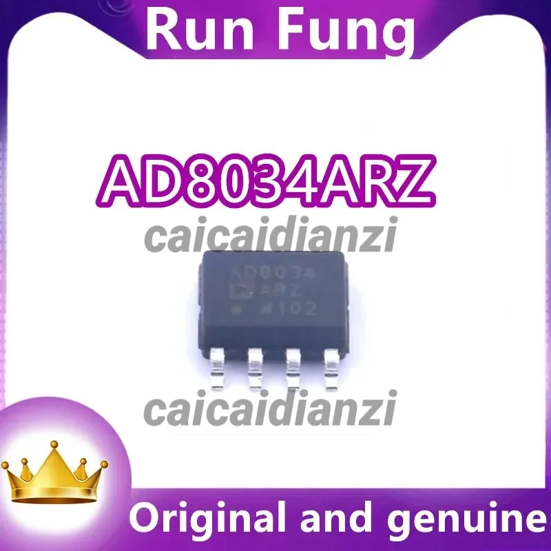 

AD8034ARZ-REEL7 AD8034ARZ Усилитель с обратной связью по напряжению, 2-канальный, Rail-to-Rail, 8-SOIC, 10 шт./лот, новый, оригинал