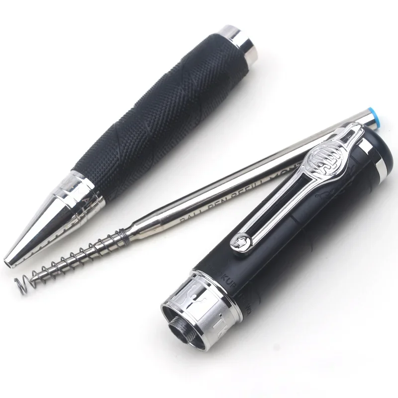 إصدار محدود من قلم حبر جاف ذو طابع أسود مشهور، جل عالي الجودة، أدوات مكتبية للكتابة على الأعمال، هدية كتابة سلسة