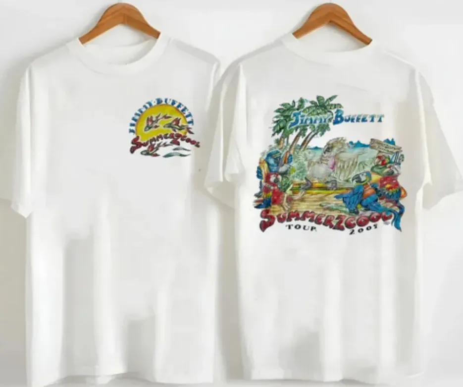Jimmy Buffett Summerzcool Band Concert Tour T-Shirt