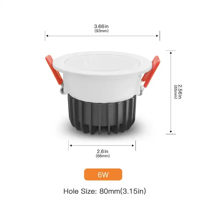 teopek Gledopto smart rgbcct led down light 6w 9w 12w led decken leuchte zigbee 3,0 pro ip44 ip54 für wohnzimmer küche esszimmer 8
