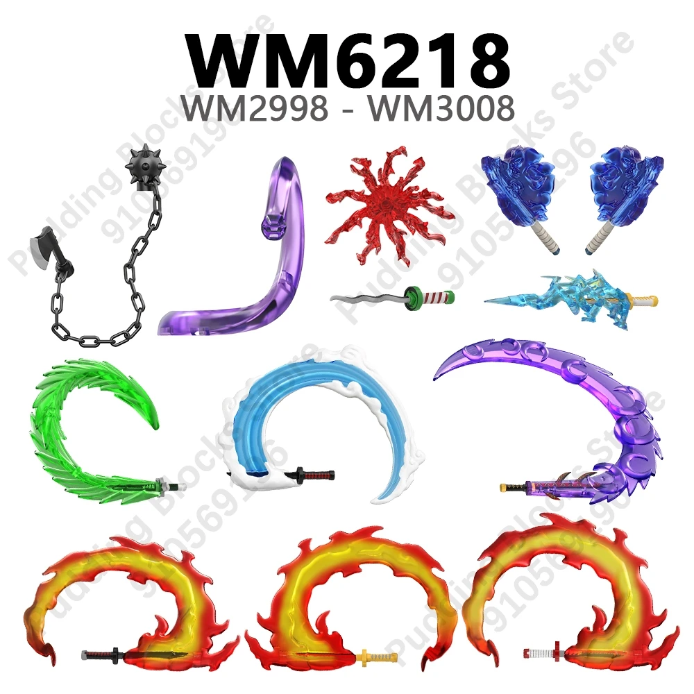 WM6218 متوافق مع أجزاء شخصيات الحركة WM2998 WM2999 WM3000 WM3001 WM3002 WM3003 WM3004 WM3005 WM ألعاب مكعبات البناء هدية #2
