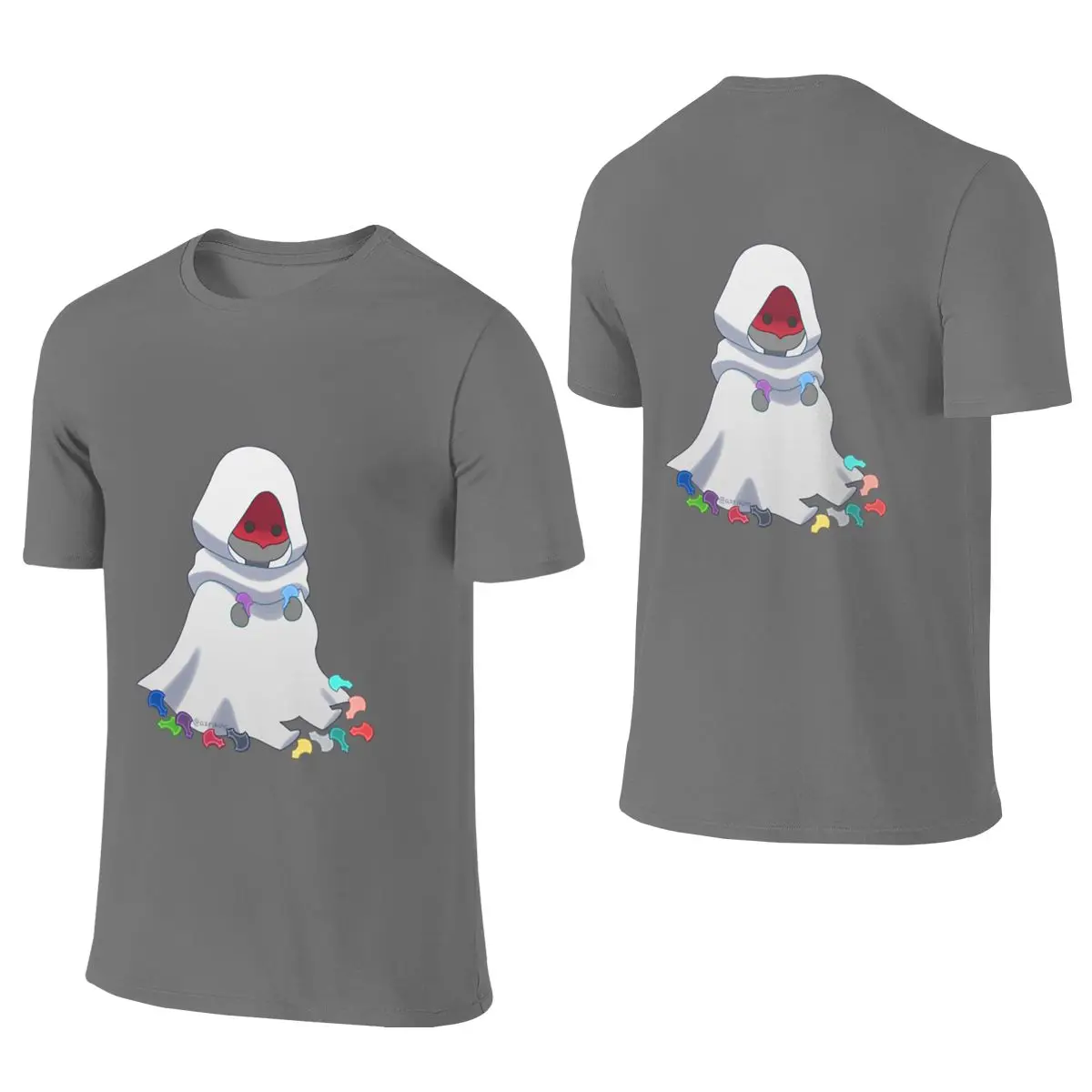 Small Emissary Skin-Friendly Reversible T-shirt Solid Color Minimalism Commuting Essential Shirt