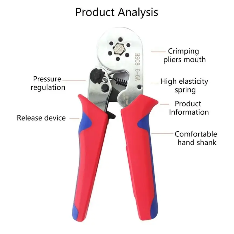 

Y1UB Industrial Crimper Ratcheting Mechanism for VE Connectors Crimping Pilers