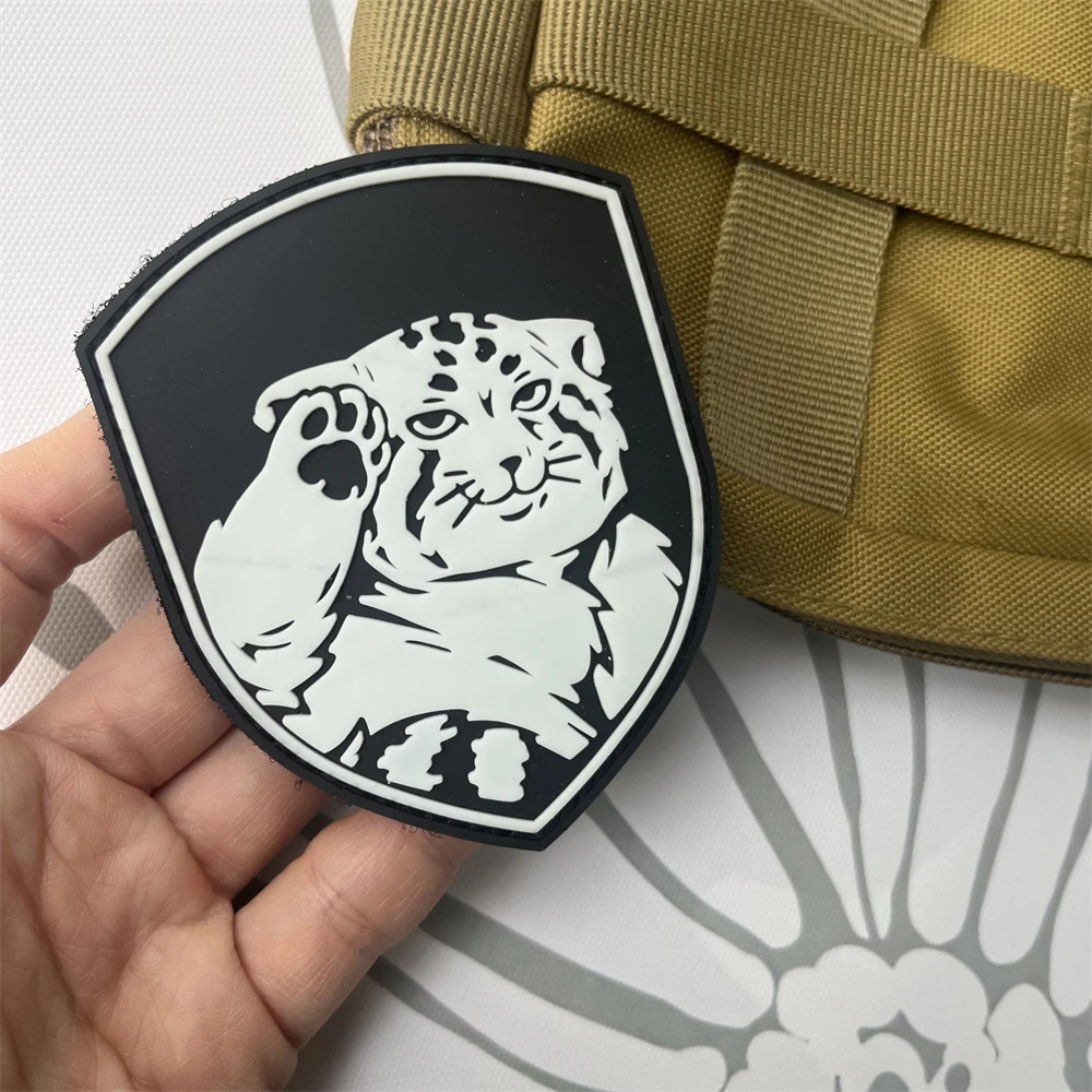 Manul Manulization PVC Hook and Loop Patches Tactical Morale Badge Military Armband Backpack Stickers