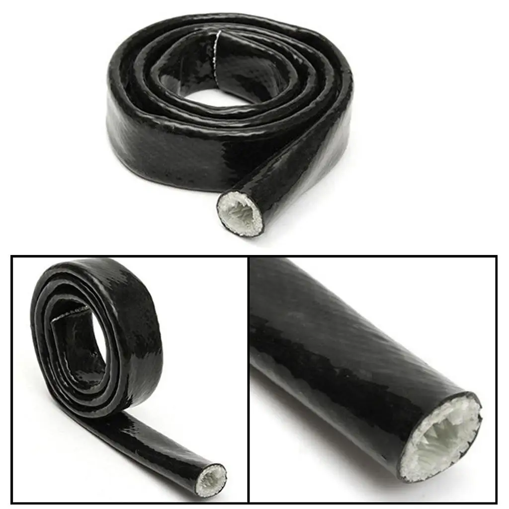 Flexible Fire Armor Sleeve Glass Fiber Heat Protection Silicone Coated Cover for Bundling Wires and Cables
