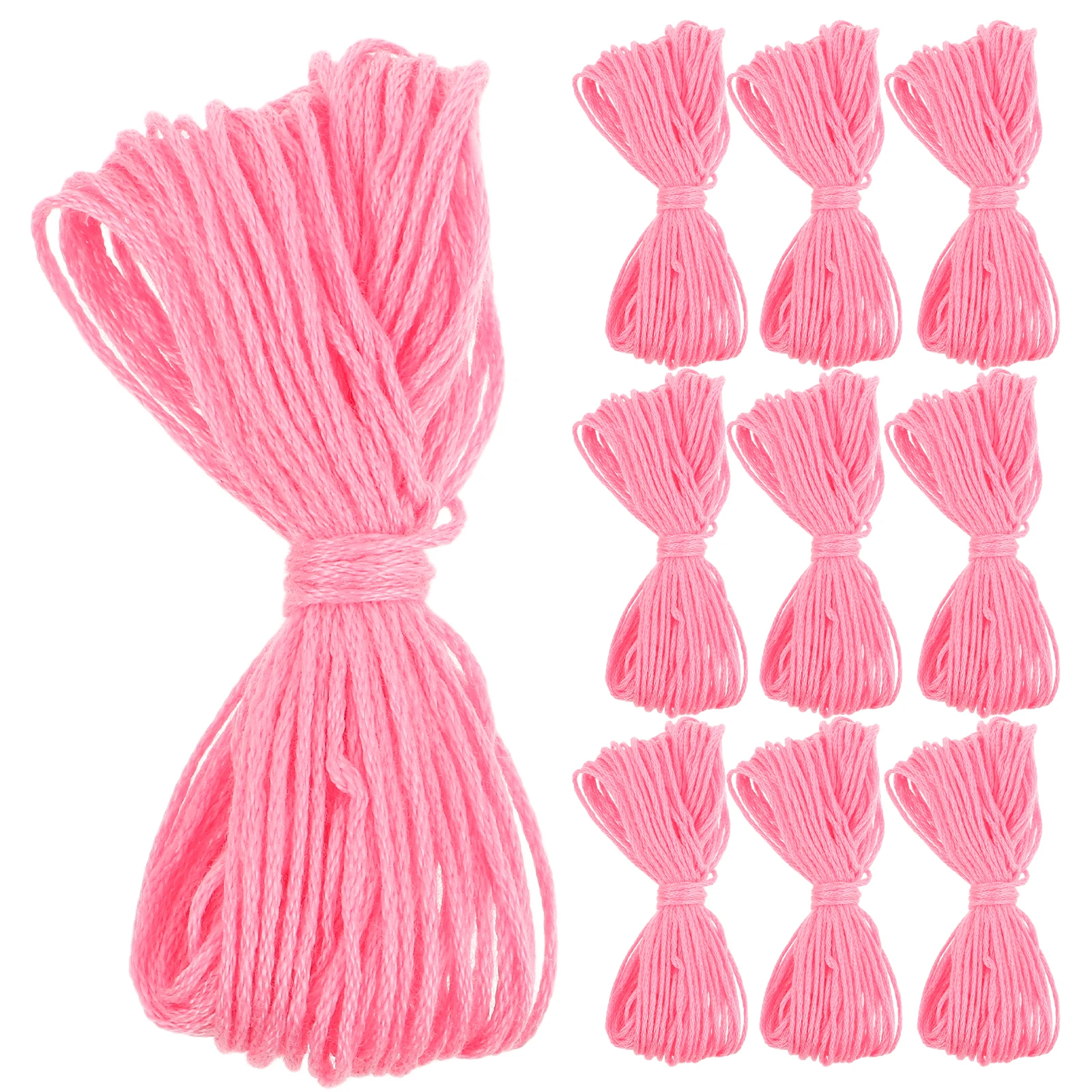 

Pink Embroidery Thread H made Woven Cotton Floss 6 s 8M Vibrant Colors Durable Sewing Supplies Crossstitch Crafting Projects