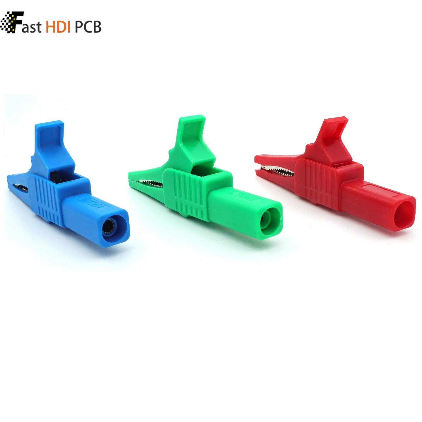 4mm Banana Jack to Alligator Clip Copper Crocodile Clip 1000V 30A 20mm Jaw for DIY Test Lead, Battery Clamp, HV Lab  5 Colors