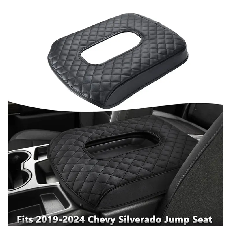 Cubierta de consola central de coche para Chevy Silverado y GMC Sierra 2019-2024 Chevy Tahoe/caja de consola central suburbana cubierta de tapa