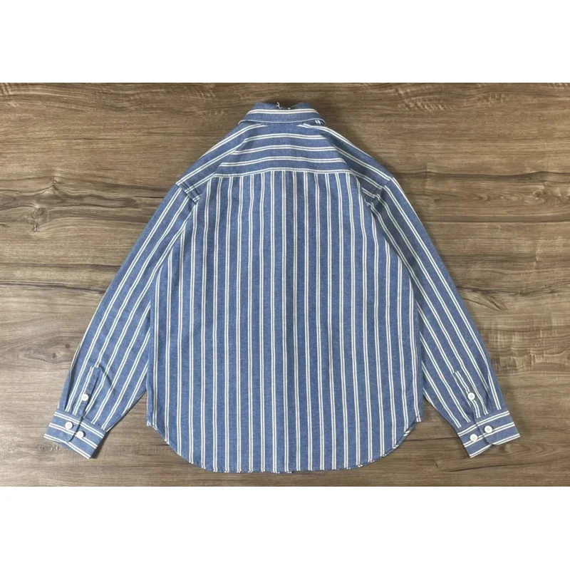 Vivim mainsail Buyi (H.W.) Buyi striped casual vintage shirt