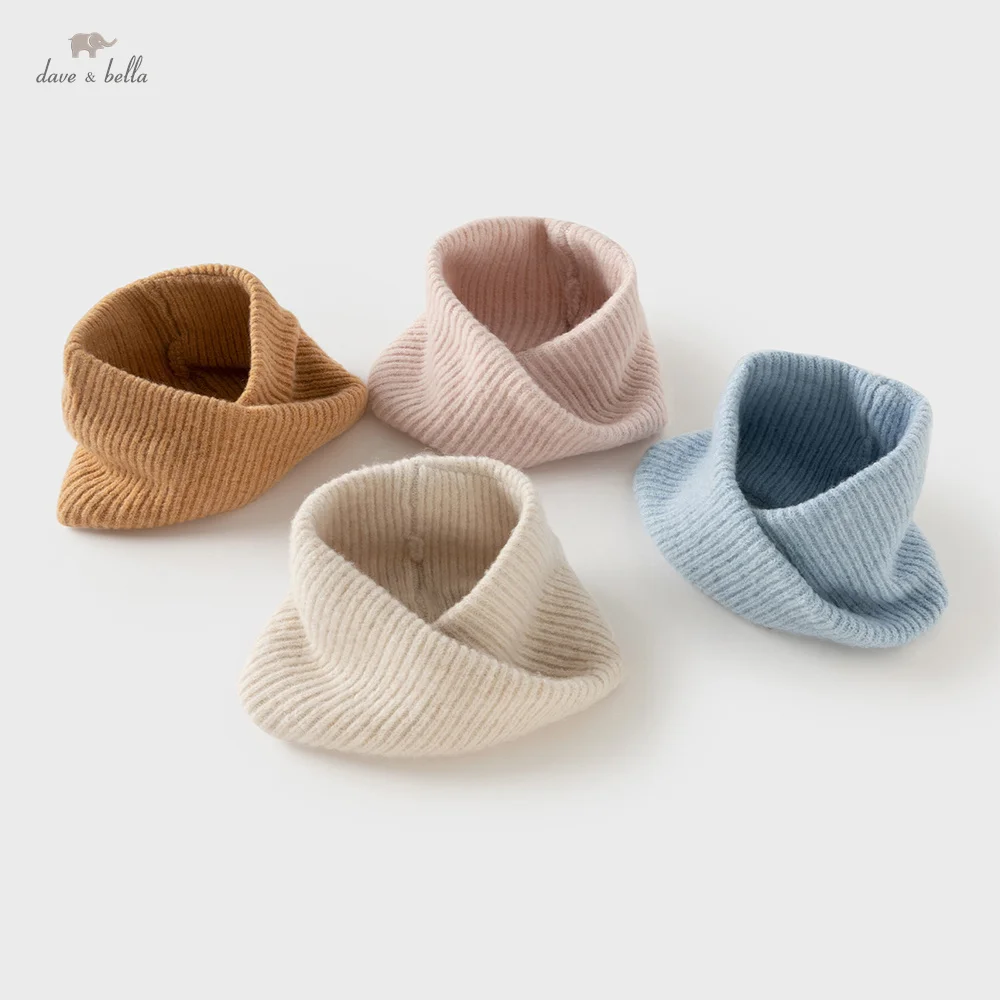 

Dave Bella Children's Scarf Winter Baby Wool Soft Scarves Thicken Knitted Warmer Stuff Girls Boys Elegant Neckerchief DB4254700