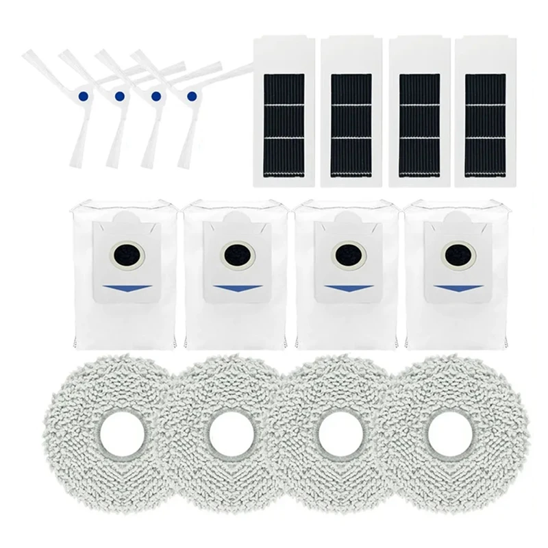 

For Ecovacs Debot X2 / X2 Pro / X2 Omni Robot Vacuums Side Brush Hepa Filter Mop Cloths Dust Bag Accessories