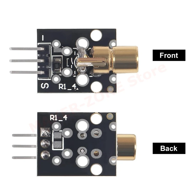 KY-008 650nm Laser Transmitter Module with Laser Sensor Module Non-Modulator Tube Laser Receiver Module Kit