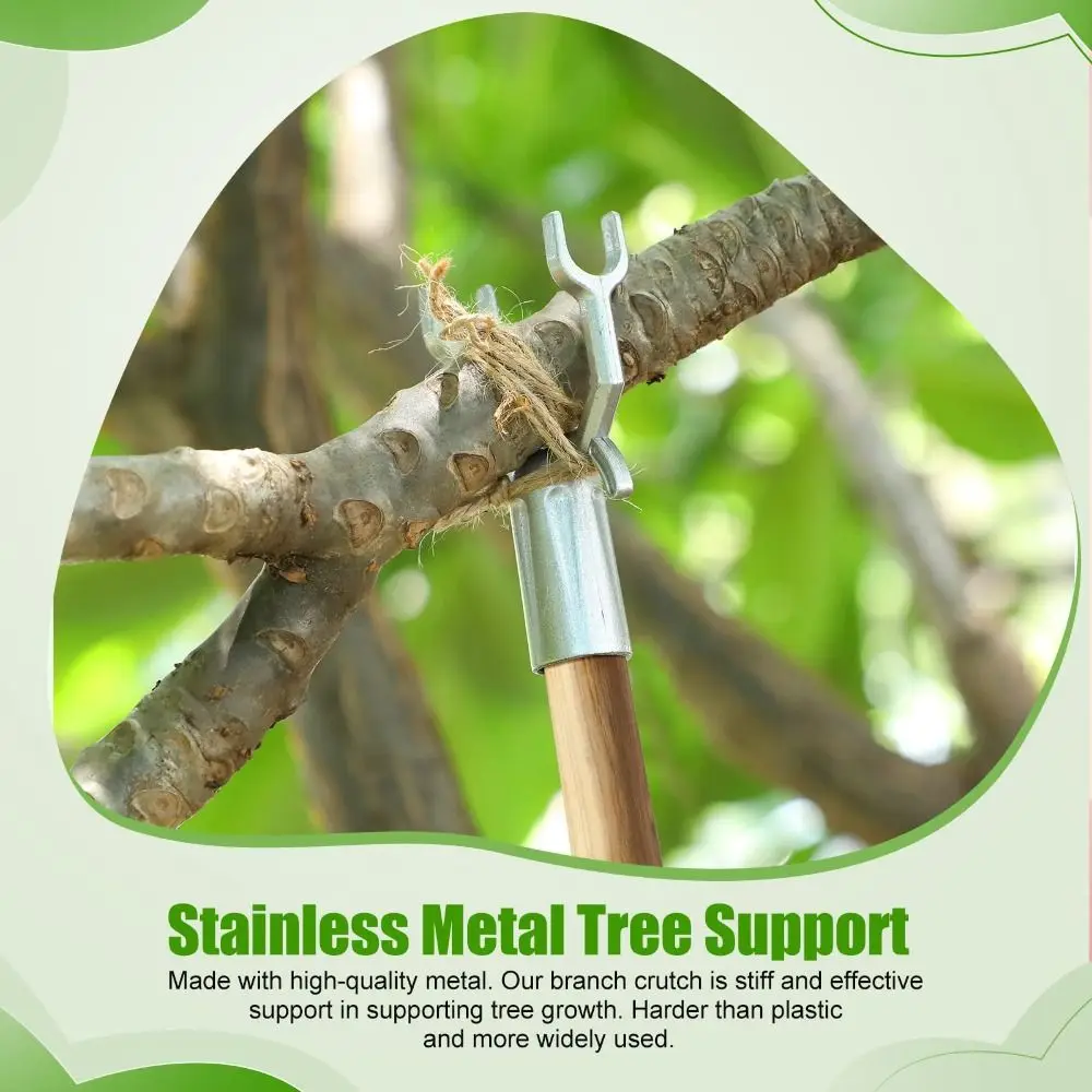 5pcs Aluminum Alloy Branch Crutch Durable Rust-Resistant Branch Spreader Tool Easy Install Tree Branch Support Vine Support