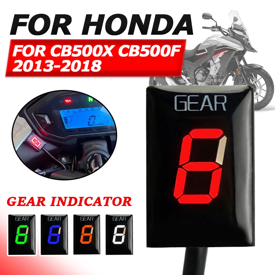Digital Gear Indicator For Honda CB500X / VFR800 / CB1000R – Plug & Play LED Display